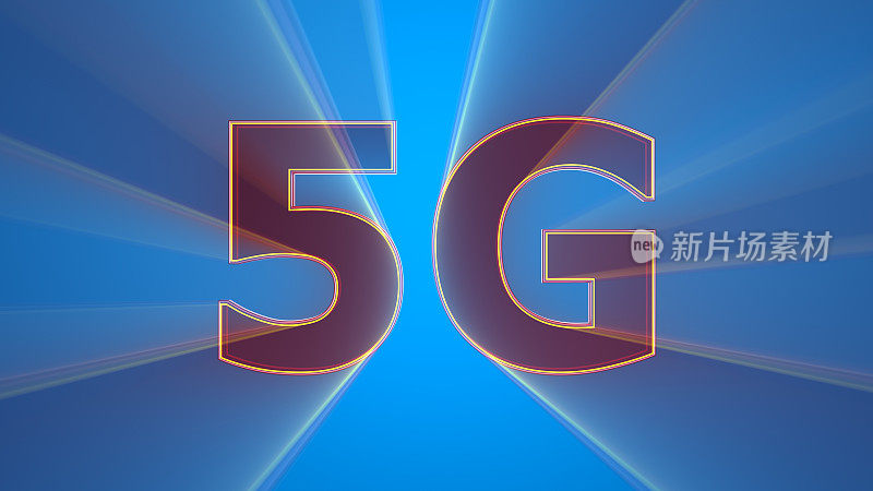 5G wifi技术数字概念